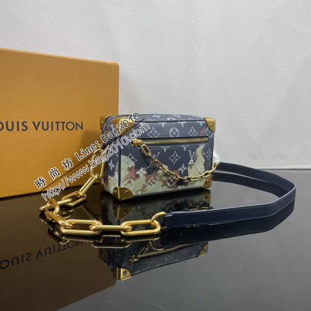 LV路易威登2023专柜新款M23731 变幻莫测的跃动篝火Mini Soft Trunk手袋 ydh5386